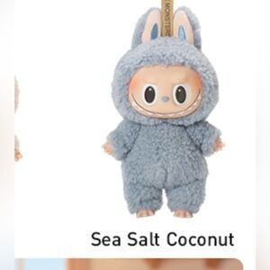 Pop Mart Gray Monster Plush Keychain